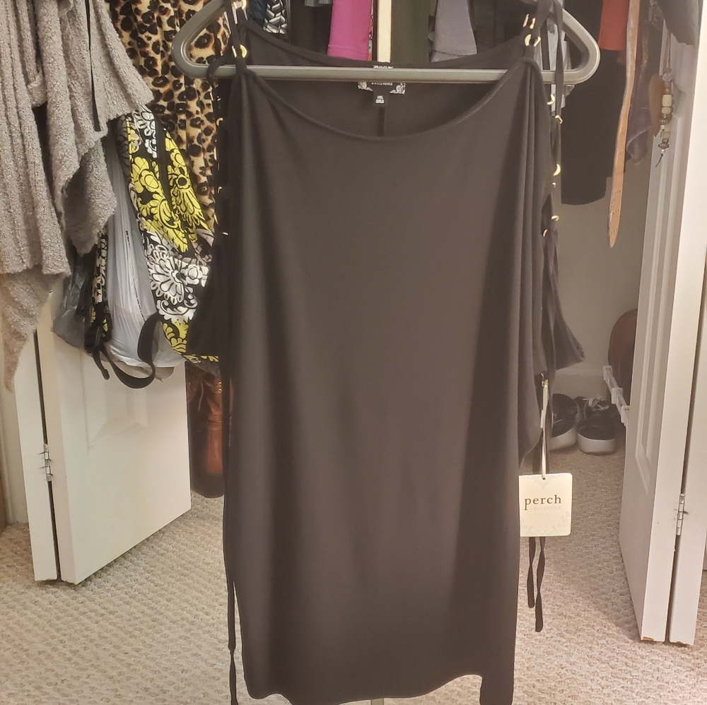 Perch by Blu Pepper Black Top NEW 2XL